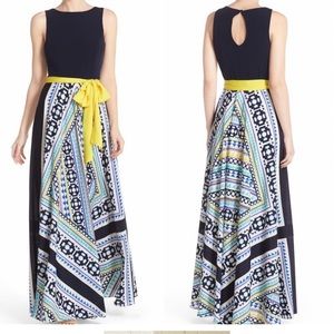 Eliza J Women's Scarf Maxi Dress
